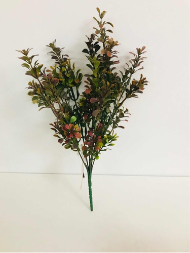 Follaje Verde Para Decoración Bouquet Ramo Artificial