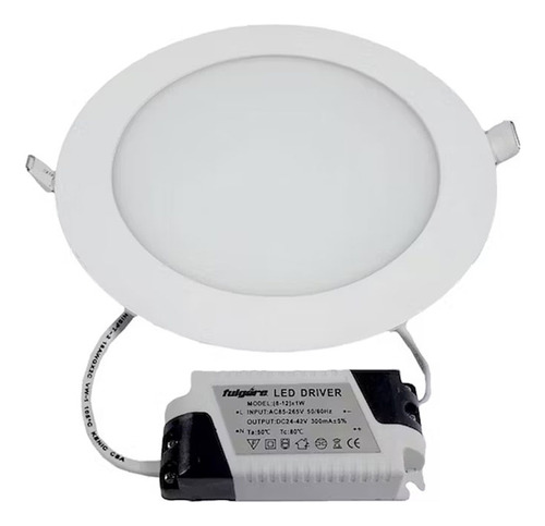 Plafon Led Empotrable 60led Luz De Dia 12w Fulgore Fu1243