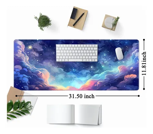 Mat De Escritorio De Espacio De Anime Pastel Nebulosa Vista