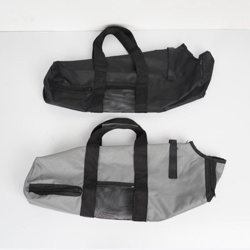 2 Portador De Viaje Para Mascotas De Lado Suave, Bolsa Gris