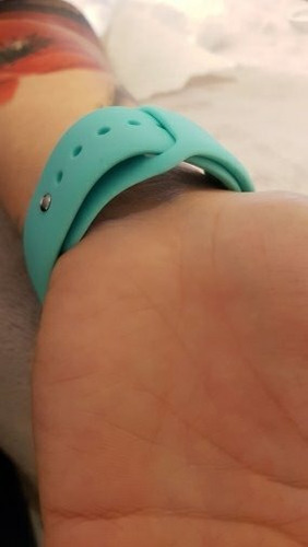 Correa Deportiva Lisa Para Amazfit Bip S Lite Turquesa 2 Cm Ml