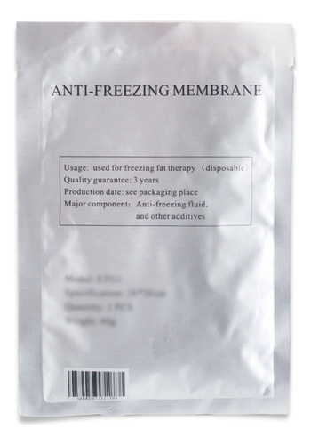 3 Membranas Anticongelante P/ Cryolipolisis Mediana 27x30 Cm