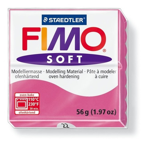 Staedtler Fimo 6780 Arcilla Fimo Soft N°22 Frambuesa