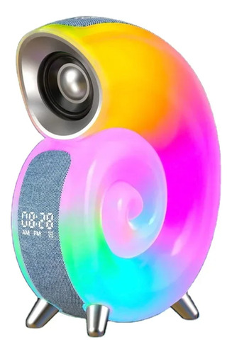 Conch Bluetooth Speaker, Smart Rgb Luz Atmosfera, Despertador, Lâmpada De Despertador, Máquina De Ruído Branco Para Dormir Bebê, Controle App