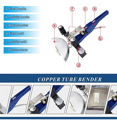 6-22mm Tubo De Cobre Manual Bender Y Tubería De Tubería