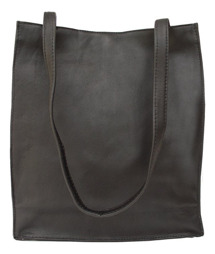 Piel Leather Mercado Abierto Bag, Negro), Pl-9427-blk