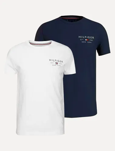 Kit Camisetas Tommy Hilfiger Brand Love Azul Marinho/branca Azul Marinho/branca L/g