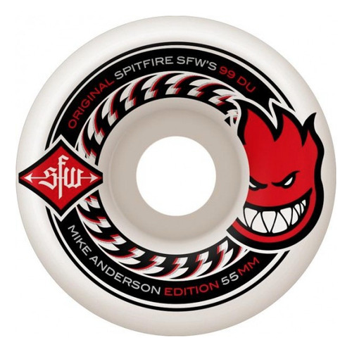 Roda Skate Spitfire Mike Anderson 55mm 99 Du
