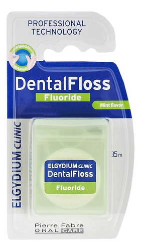 Hilo Dental Elgydium Clinic Fluoride Sabor Menta 35 m