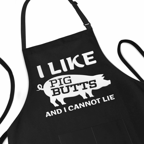 Apron Daddy Delantal Divertido Para Hombre  I Like Pig And