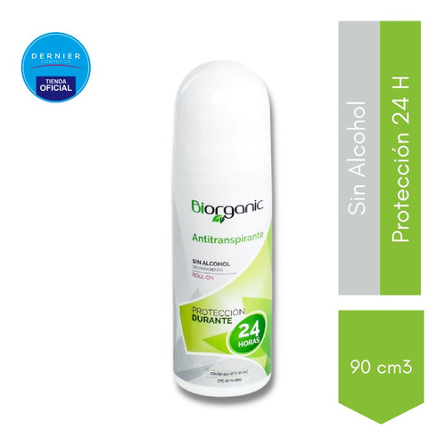 Antitranspirante Desodorante Biorganical 90gr 