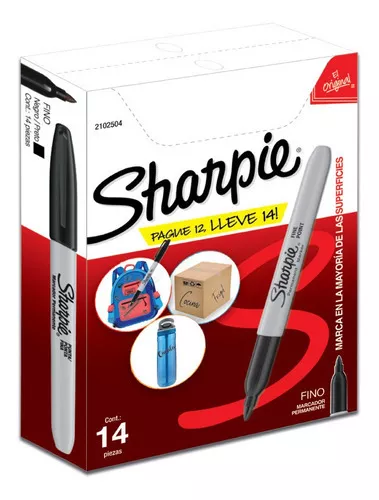 SHARPIE Rotuladores permanentes de colores mixtos, paquete de 24 + 1  marcador gratis