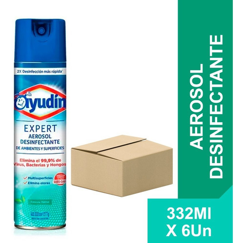 Ayudin Desinfectante Expert Frescura Matinal 332ml X 6un