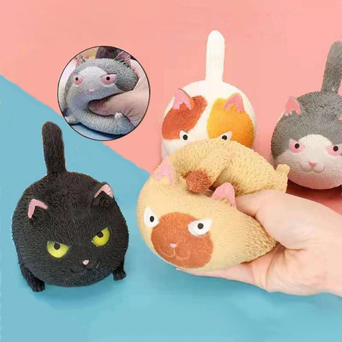 Lindo Gato Sensorial Fidget Juguete Autismo Necesita Ayuda