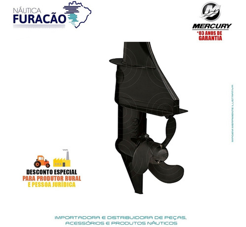 Imagem 4 de 5 de Motor De Popa Mercury 2 Tempos 3.3hp M Japao