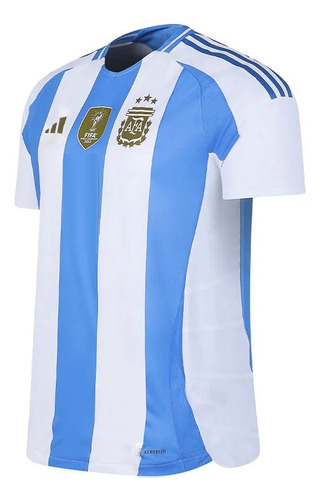Camiseta Argentina 3 Estrellas Con Parche Original 2025