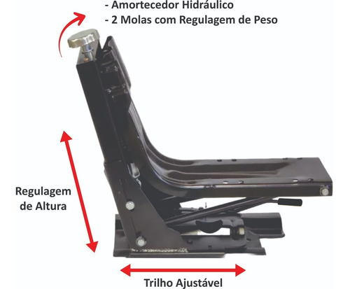 Banco Para Trator New Holland Ts6000 / 6020 / 6030 / 6040