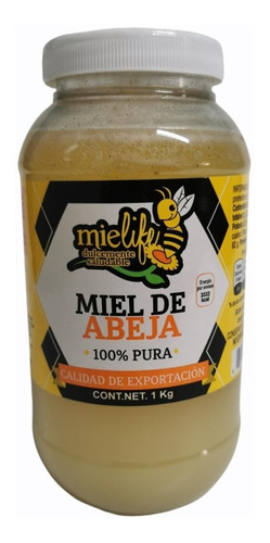 Miel De Abeja Pura 1 Kg Flor De Mezquite Mielife