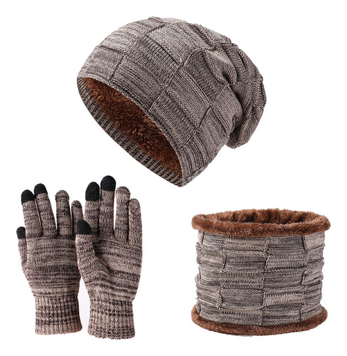 Gorro Polar, Bufanda, Conjunto De Invierno, Guantes, Gorro G