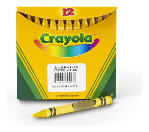Crayones Crayola X12u Amarillo