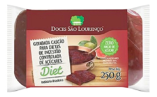 Goiabada Lisa Diet São Lourenço 250g