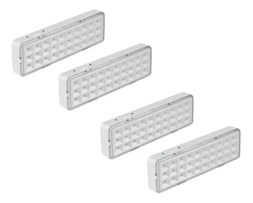 Lámpara de emergencia recargable 220 lm, 30 LED