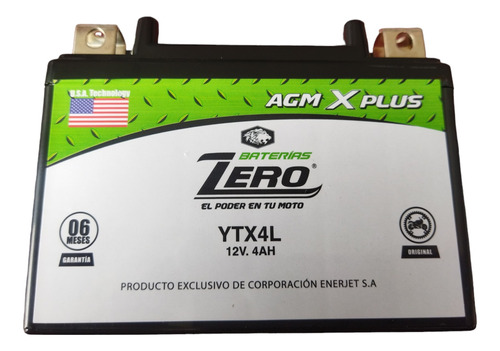 Batería Zero Ytx4l