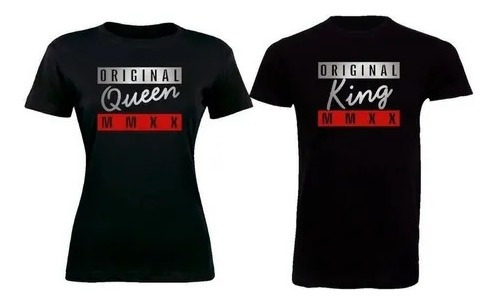 Polera Parejas Pololos San Valentin Original King Y Queen Nn