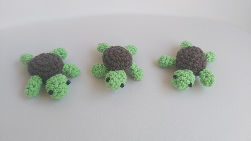 Souvenir Tortuga Bebe Tejido Crochet Amigurumi 10 Unid