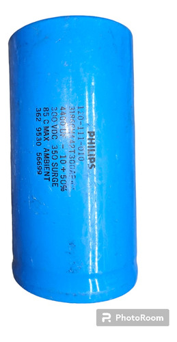 Capacitor Usado 4400 Mf 300vcd