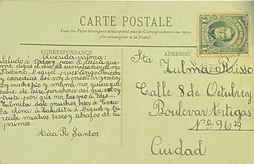 Antigua Postal, Una Vieja Bordadora, P02/ 84 (Usado)