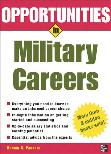 Opportunities In Military Careers, Revised Edition (opportunities Inseries), De Paradis, Adrian. Editorial Mcgraw-hill Education, Tapa Blanda En Inglés