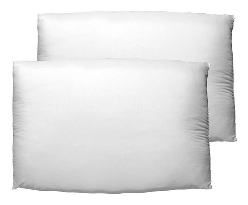 2 Almohadas Suavitec Estándar Blanco Antiácaros Concord