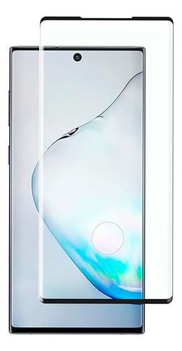 Mica Cristal Curva Samsung Galaxy Note 10 Pegamento Completo