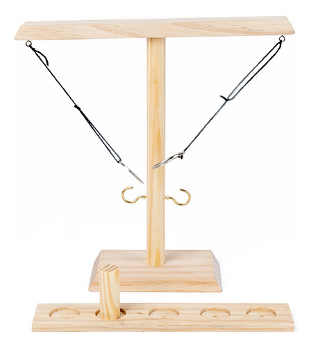 Juego De Lanzar Anillos Log-mqy - Juego Dual De Lanzar Anill