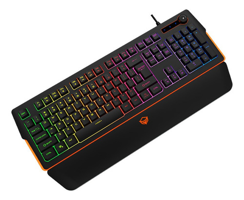 Teclado Retroiluminado Meetion K9520 Membrana Gamer Circuit