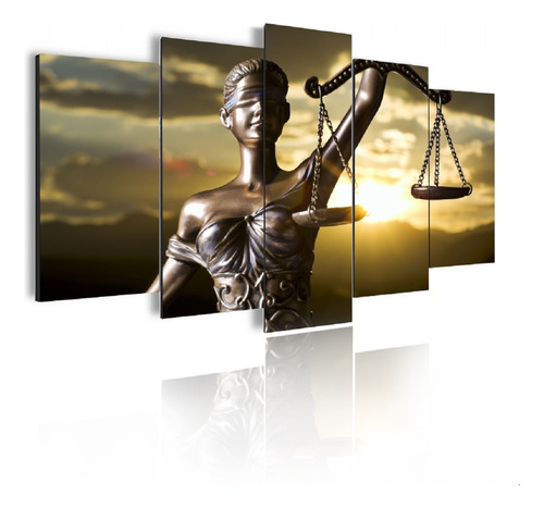 Quadro Para Advogado Montar Decoração Escritório Hoje Cor Justiça Cega C/ Venda E Balança