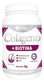 Colageno Hodrolizado Con Biotina, Zinc & Arandano Azul 1kilo