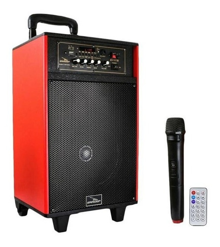 Caixa De Som 100w Rms Amplif Sub 8 Bluetooth Usb Sd Fm Mic