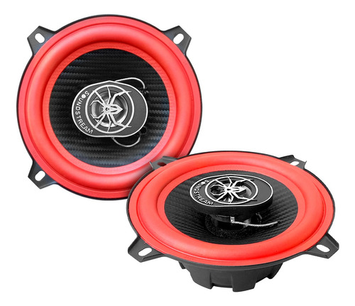 Bocinas Para Auto 5.25  Fibra Carbono 2 Vías  Soundstream