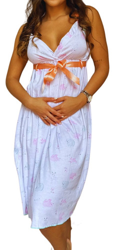 Pijama Bata Lactancia Maternidad/ Post Parto Hermosa