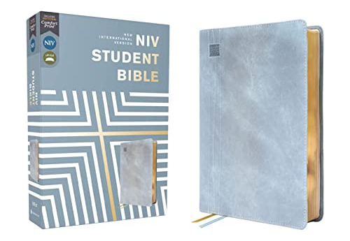 Book : Niv, Student Bible, Leathersoft, Teal, Comfort Print