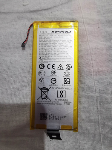 Bateria  Hg40   G5 Plus Xt1681 Xt1684 Xt1687 Original 