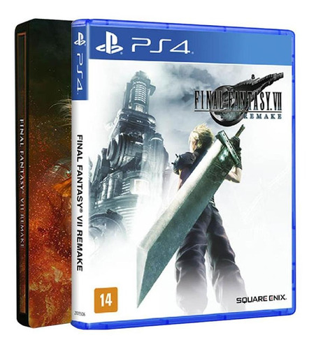 Final Fantasy Vii Remake Steelcase Ps4 Playstation 4 Lacrado