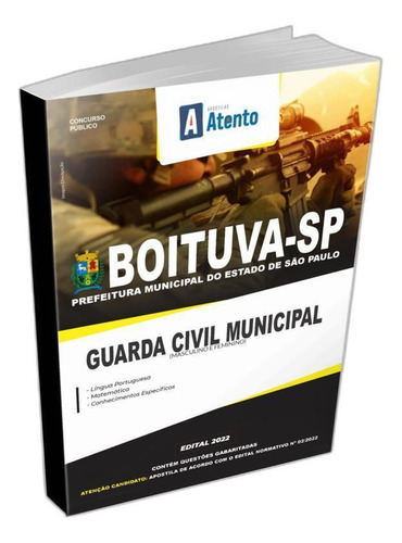 Apostila Prefeitura Boituva-sp - Guarda Cívil Municipal Gcm