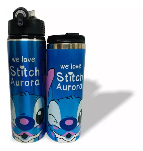 Disney Lilo & Stitch Climbing Stitch 22 Oz Stainless Steel Water Bottle 