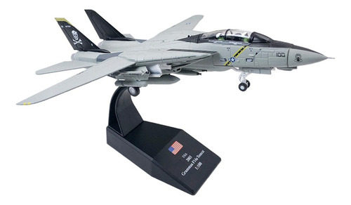 Aa 1:100 Simulación Diecast F14 Fighter Juguete Avión
