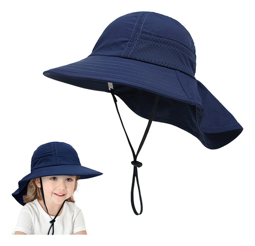 Sombreros De Verano For Niños, Protección Uv, Playa, Sol