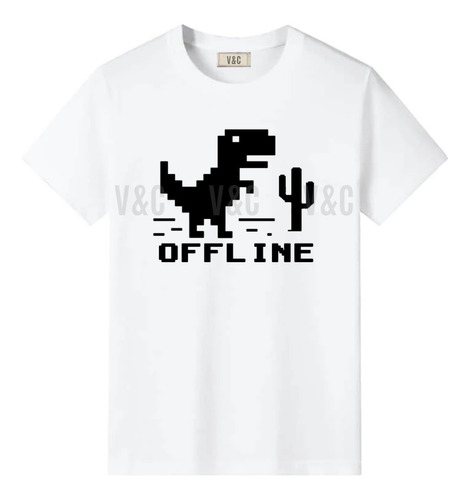 Remera Juego Dinosaurio Internet Nene Nena Infantil Algodón