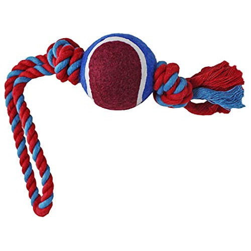 Lovinpup Juguete De Cuerda Para Perros Con Pelota De Tenis, 